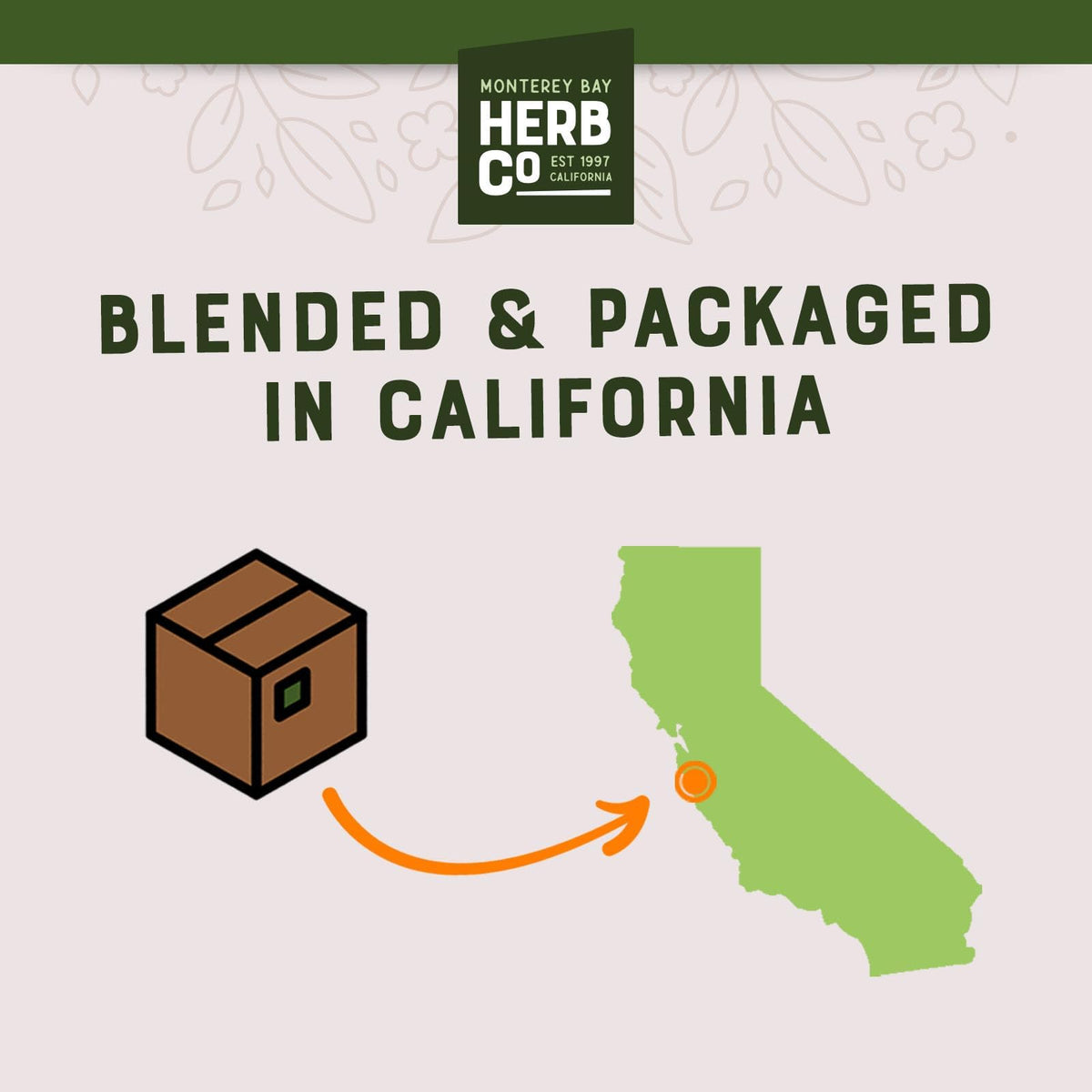 MONTEREY BAY HERB CO Pau D'arco Herbal Tea, by Herb Co, All-Natural Ipe Roxo Bark, Caffeine Free, Kosher, Approximately 50