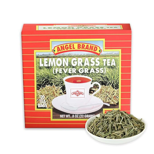 Angel Brand Lemongrass Tea Bags, 20 Bags – Lemon Grass Tea with Ginger, Rose Hips, & Cloves