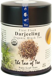 The Tao of Tea, First Flush Darjeeling Black Tea, Loose Leaf, 3.5 Ounce Tin