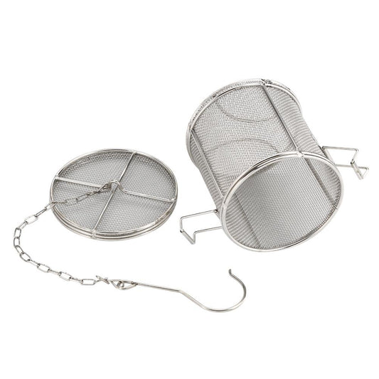 Aunmas Tea Infuser for Loose Leaf Tea, Stainless Steel Tea Strainer Soup Seasonings Seperation Basket Filter with Chain(2#)