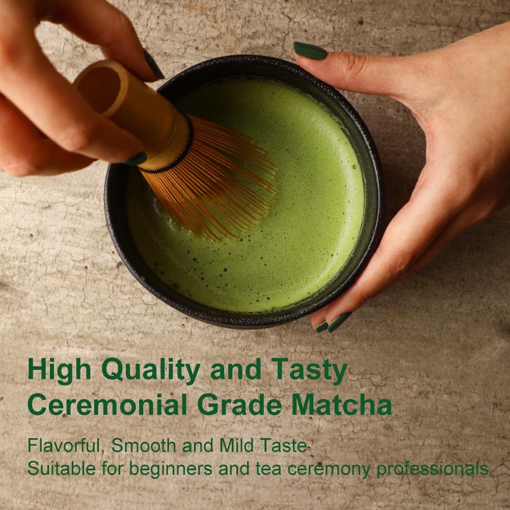 MatchAdmire Matcha Powder Premium First Harvest USDA Certified Organic Green Tea Matcha latte, Rich Flavor, 100% Vegan with No Fillers, Radiation-Free (50g Culinary Grade Matcha)