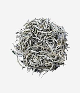 Silver Needle White Tea, Fresh Loose Leaf, Chinese White Tea, Healthy Daily Drink, From Hence Tea (1 Pack)