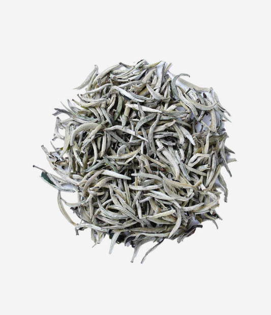 Silver Needle White Tea, Fresh Loose Leaf, Chinese White Tea, Healthy Daily Drink, From Hence Tea (1 Pack)