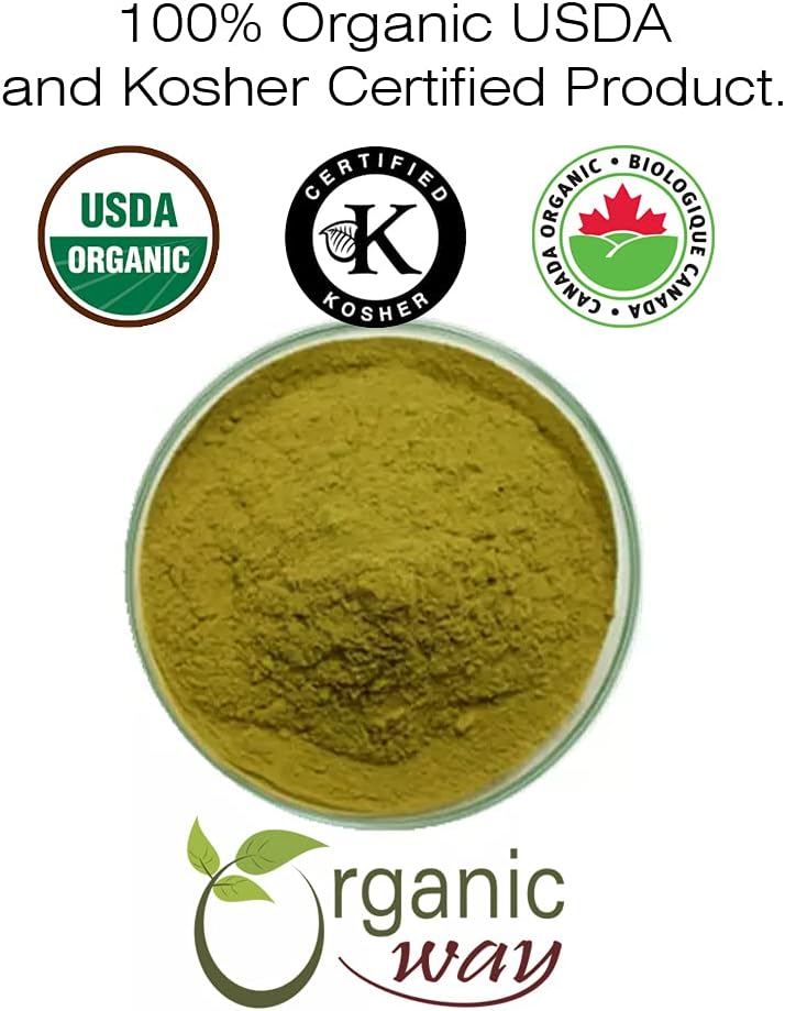 Organic Way Dandelion Leaf Powder - Herbal Tea - Origin Albania (8 Oz)