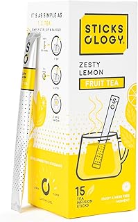 Sticksology Zesty Lemon Tea Sticks - Fruit Tea