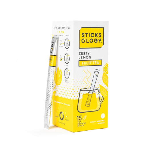 Sticksology Zesty Lemon Tea Sticks - Fruit Tea
