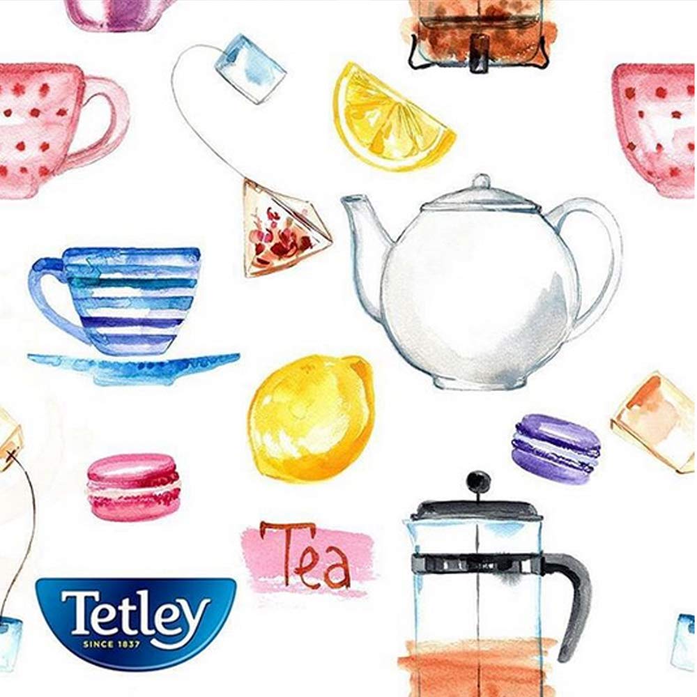 Tetley, Natural Green Tea, 72 Count (Pack of 6), Hot or Iced, Light, Refreshing Green Tea