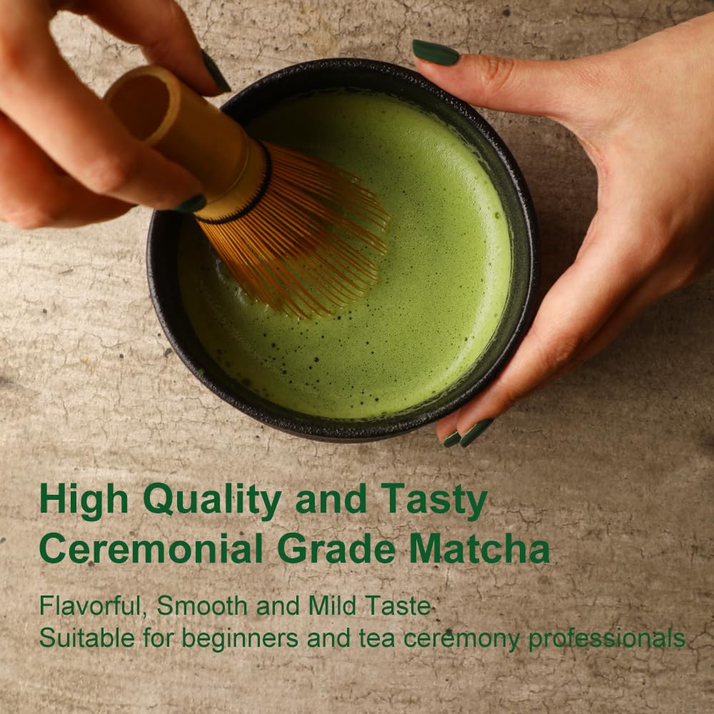 MatchAdmire Matcha Green Tea Powder - Premium First Harvest USDA Organic Gluten-Free Vegan, 100% Pure Unsweetened No Additives, 3.53oz Tin (All Purpose Culinary Grade Matcha)