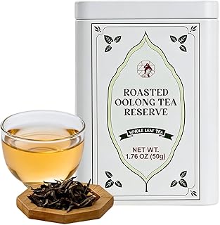 Chayan Oolong Tea Loose Leaf, Premium Roasted Oolong Tea, Authentic Chinese Whole Leaf Tea, Smooth Hot Brew & Refreshing Cold Brew, 1.76 OZ (50g)