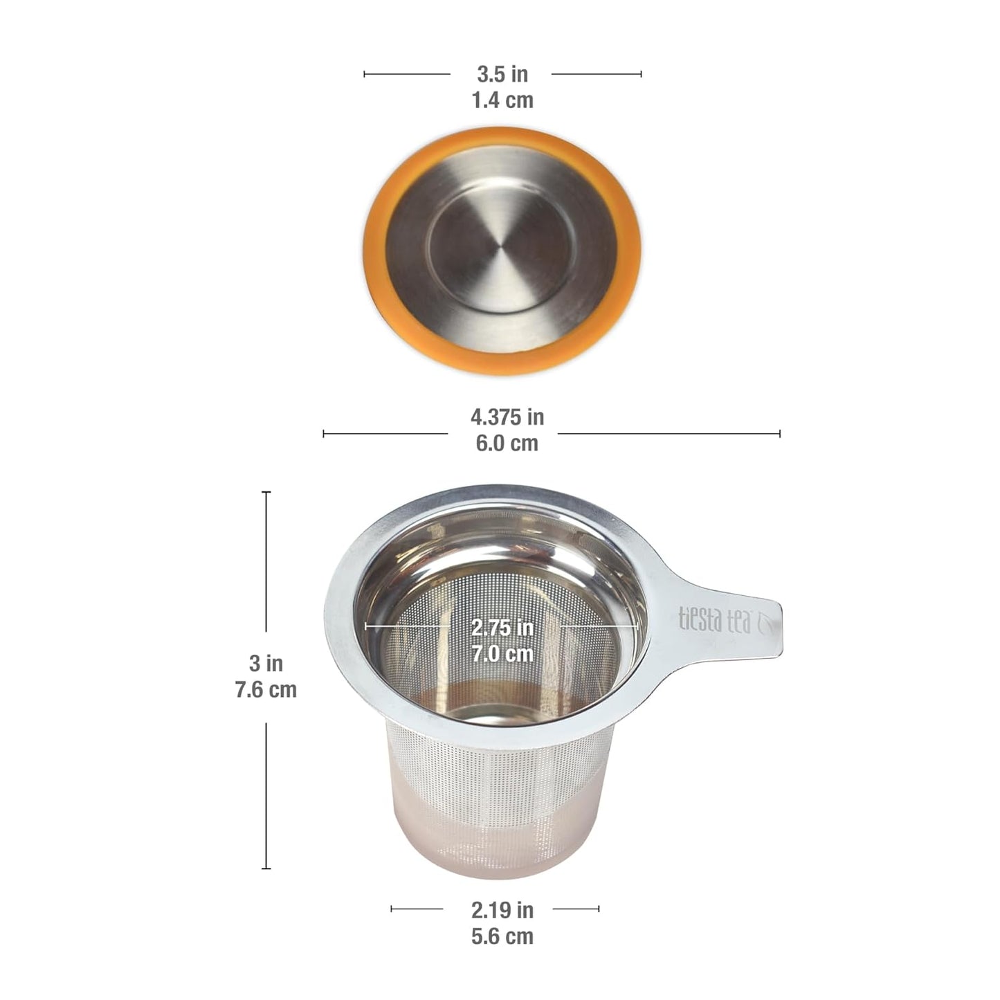 Tiesta Tea - Discovery Tea Sampler Dry Flight Set and Brewbasket Infuser Bundle, 20 Sample Pouches with Green, Herbal, Black & Chai Tea, 5oz Reusable Stainless Steel Strainer Brewbasket