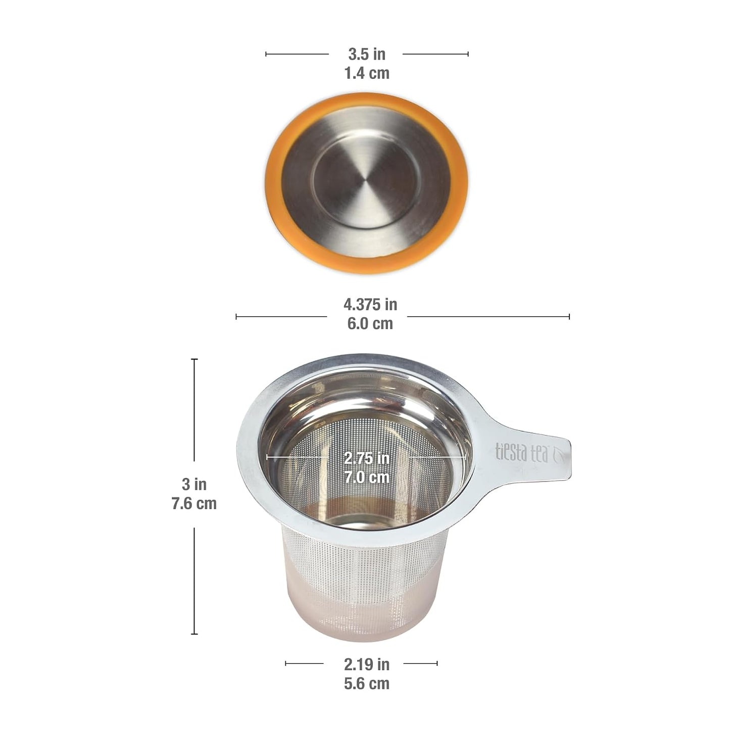 Tiesta Tea - Discovery Tea Sampler Dry Flight Set and Brewbasket Infuser Bundle, 20 Sample Pouches with Green, Herbal, Black &amp; Chai Tea, 5oz Reusable Stainless Steel Strainer Brewbasket