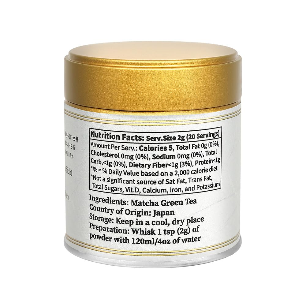 YEDOENSIS KYOTO Uji Matcha - Ceremonial Matcha Powder (1.4 oz)