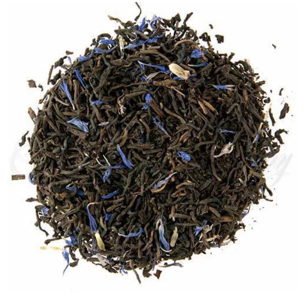 Denise's Fine Tea, Premium, Decaf Earl Grey Black Tea, Decaf Black Tea, Loose Leaf (100g) - Caffeine removed naturally using CO2