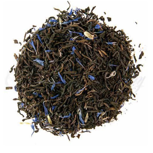Denise's Fine Tea, Premium, Decaf Earl Grey Black Tea, Decaf Black Tea, Loose Leaf (100g) - Caffeine removed naturally using CO2