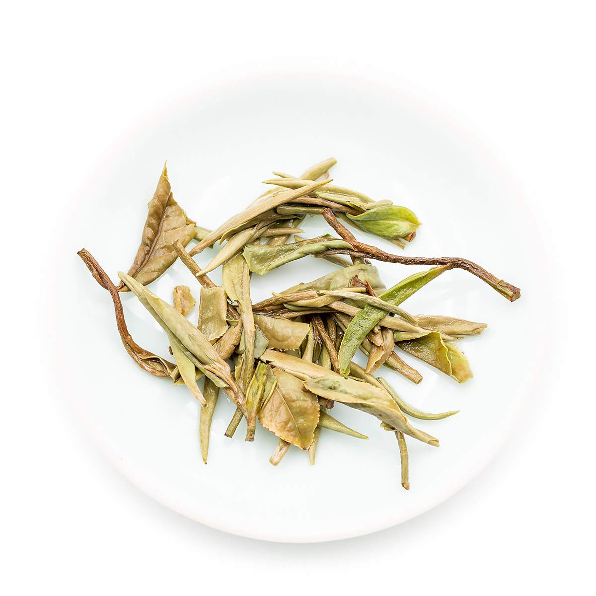 oriarmcha Fuding White Peony Tea Bai Mu Dan 500g (Pack of 4) - Chinese Bai Mudan White Tea Loose Leaf - Fuding Pai Mu Tan Yuqian 1st Grade - Low Caffeine