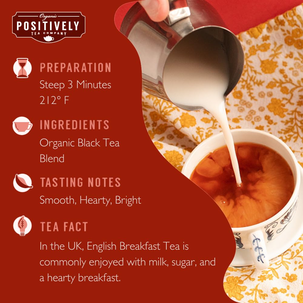 Organic Positively Tea Company, Tea Variety Sampler, Loose Leaf, 4 Ounce, 3 Pack