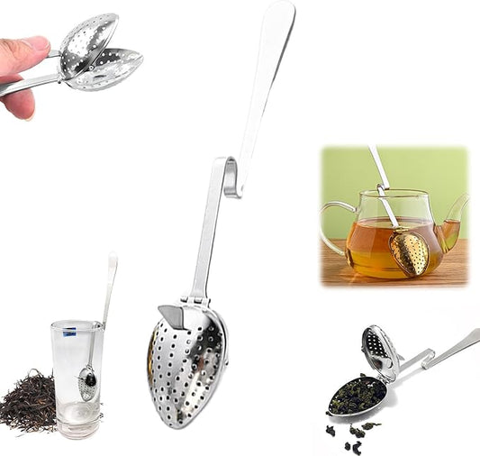 Stainless Steel Tea Diffuser,2025 New Tea Strainer Tea Infuser for Loose Leaf Tea,Creative Tea Spoon With Handle,Fine Holes Tea Interval Filter