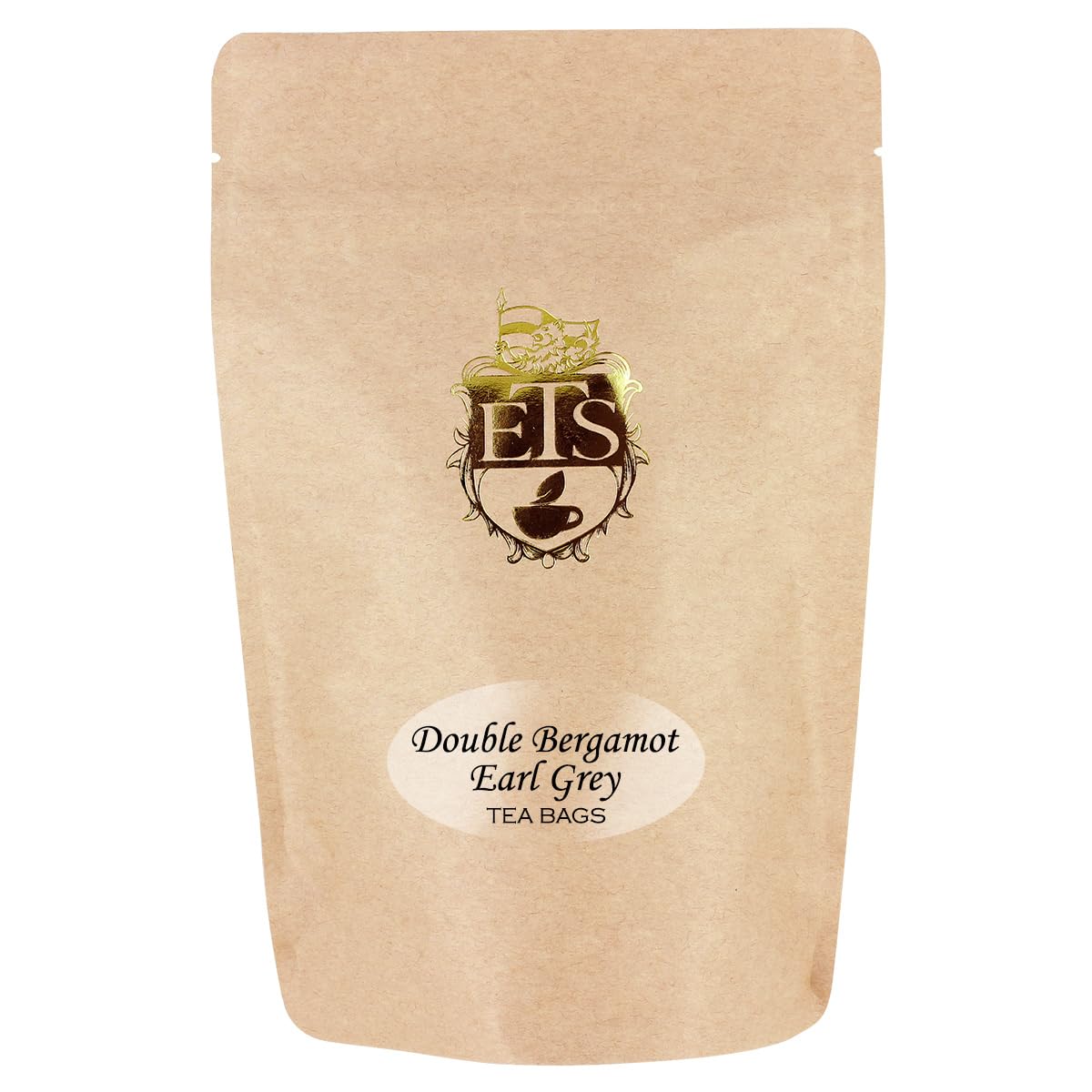 English Tea Store Double Bergamot Earl Grey Tea Bags | Bold Citrus Blend Of Indian & Ceylon Black Tea With Bergamot | Tea Earl Grey Flavor | No Strings | Strong Flavor | Hot Or Iced | 50 Tea Bags