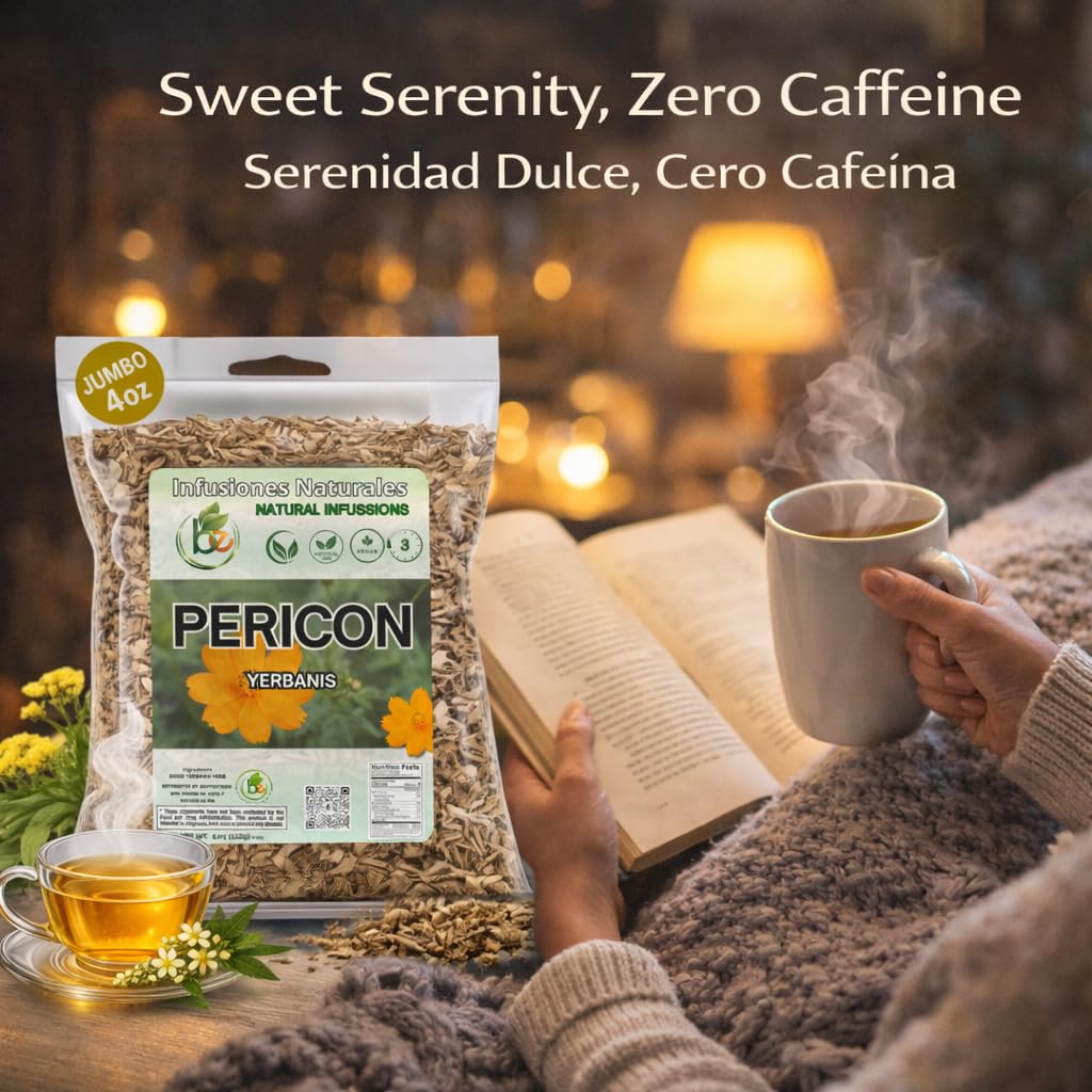 B-Experts PERICON - Pericon (Yerbanis) Herbal Tea 4 oz, 100% All Natural Fresh Tea- vegan-raw