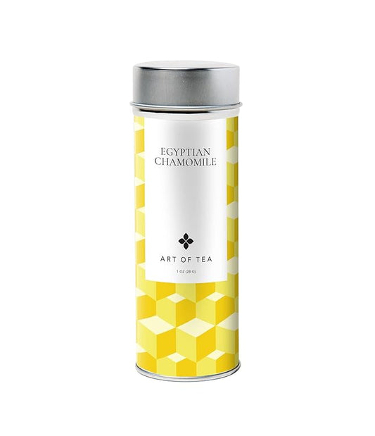 Art of Tea, Egyptian Chamomile 1oz, Artisan Loose Leaf Tea Tin