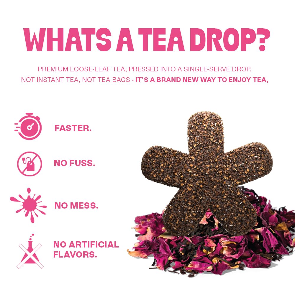 Tea Drops Rose Earl Grey (10 Drops/Box)