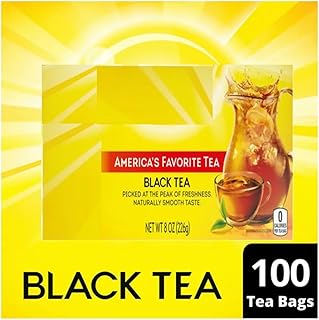 Black Tea Bags, Individually Wrapped 100 Count