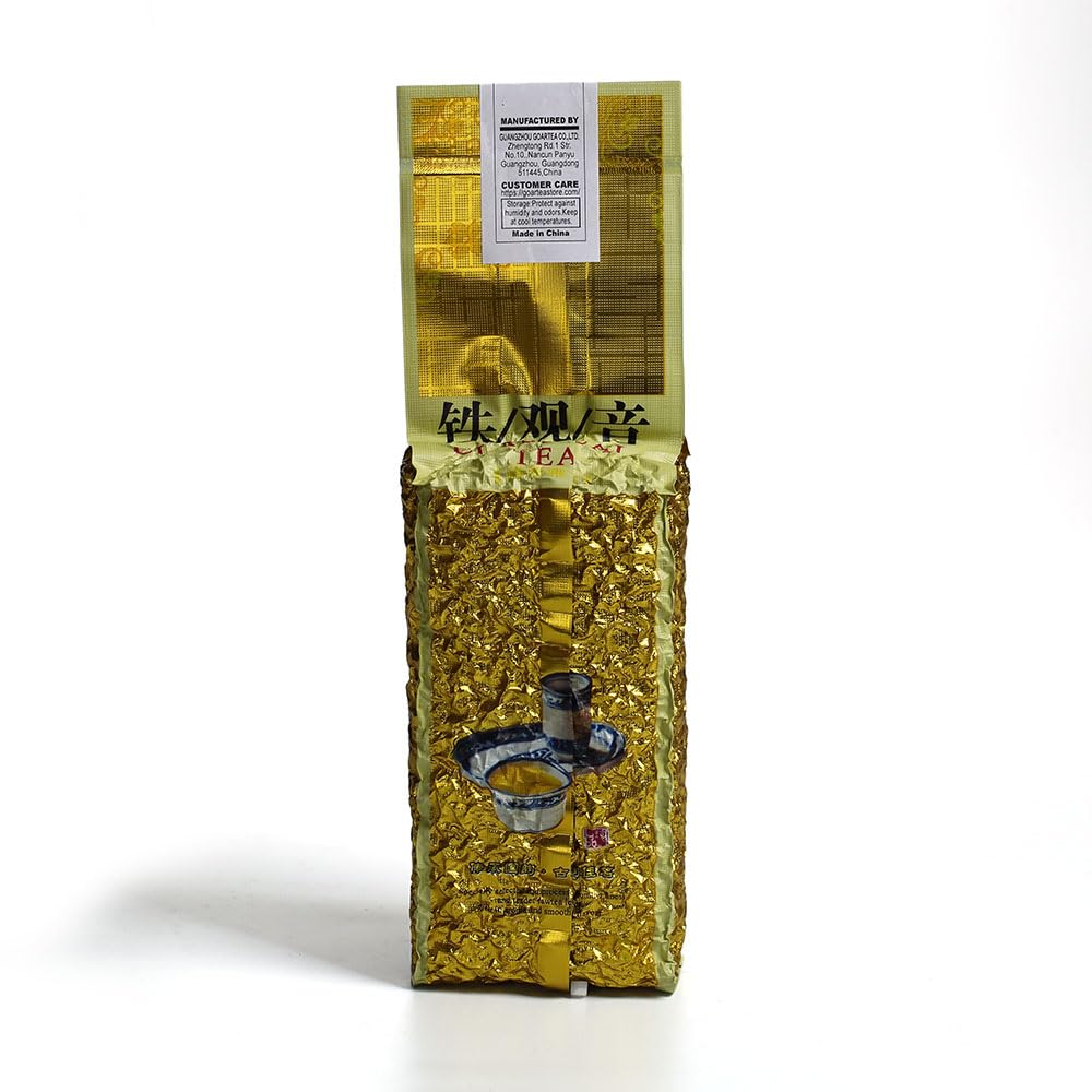 GOARTEA Tie Guan Yin Oolong Tea - 4Pcs 250g / Total 35.2oz Nonpareil Supreme Grade - Anxi Tieguanyin Chinese Oolong Loose Leaf - High Mountain Fujian Iron Goddess