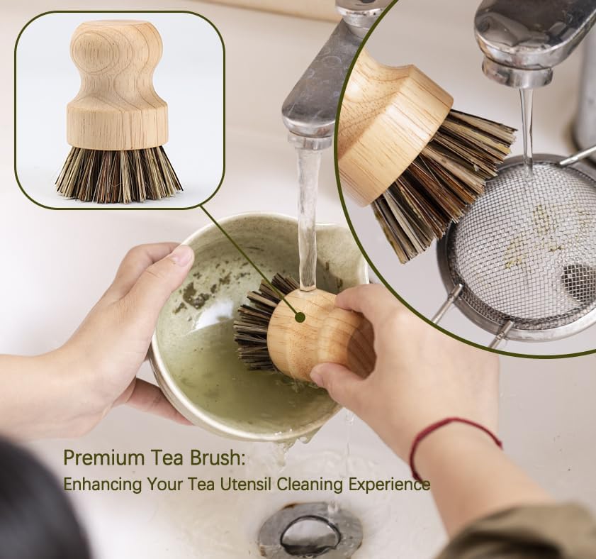 Ochcahser Matcha Whisk Set, Complete Japanese Matcha Kit for beginner | 10 Pcs Ceramic Matcha Set - Matcha Bowl with Spout and Coaster, Matcha Whisk and Holder, Sifter, Scoop, Spoon, Cleaning Brush