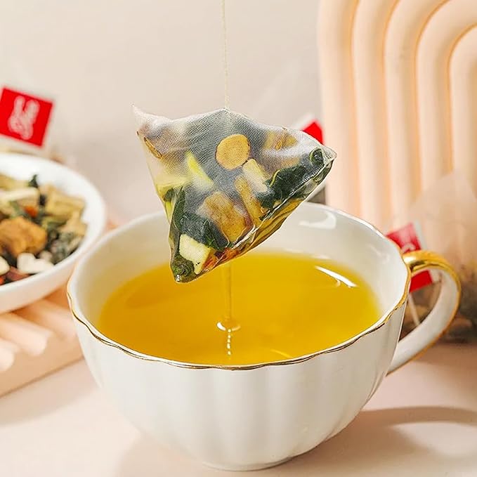 2Bags Chicory And Gardenia Tea Bags Kidney and Liver Tea chicory root Chinese tea With Tuckaho Gardenia Chicory Cassia Seed Mulberry Leaf Dandelion Burdock root Barley (2) Pack/50Bags)