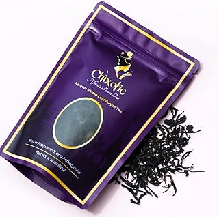 Chixotic Kenyan Purple Tea, Rare Whole Leaf Loose Leaf, Low Caffeine, Antioxidant-Rich, Smooth Flavor, 30g