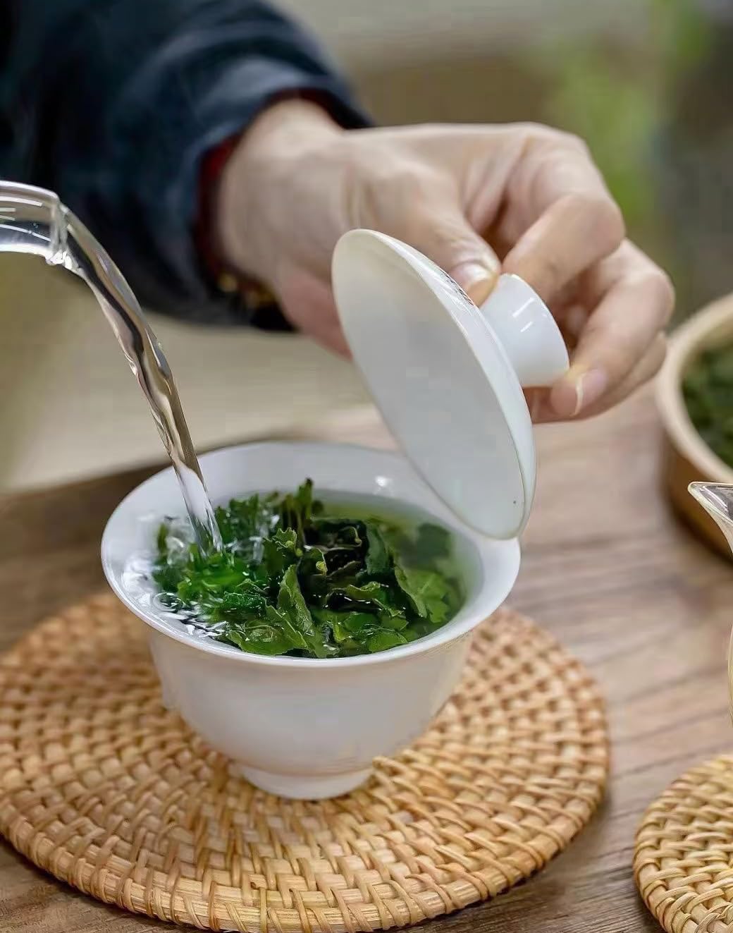 MOORCHOCO TieGuanYin Oolong Tea Loose Leaf, Iron Goddess of Mercy, 8.81 oz-250g, From Anxi Fujian (铁观音250g)