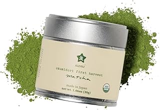 Nami Matcha | Okumidori First Harvest – 30g | USDA Organic, Smooth & Vibrant Green Tea Powder | Antioxidant-Rich, L-Theanine for Calm Energy