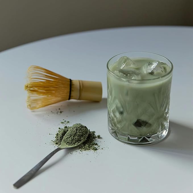 Matcha Whisk Set, Matcha Tea Set Included Matcha Bowl, Bamboo Matcha Whisk, Scoop, Matcha Whisk Holder, Spoon Stand, Matcha Sifter