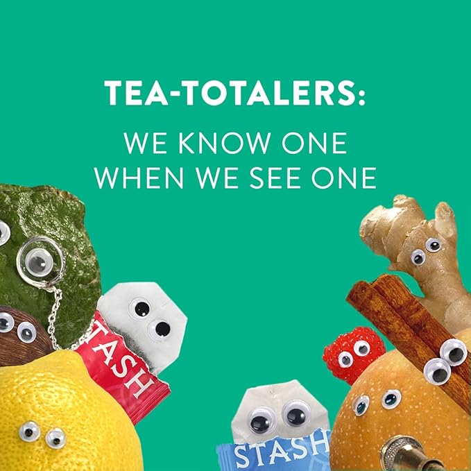 Stash Tea Lemon Ginger Herbal Tea, 6 Boxes of 30 Tea Bags Each (180 Tea Bags Total)