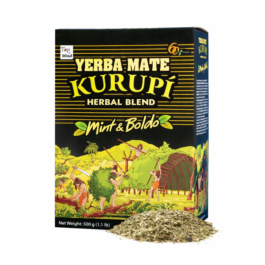 Kurupi Yerba Mate with Mint & Boldo 500 g (1.1 lb)