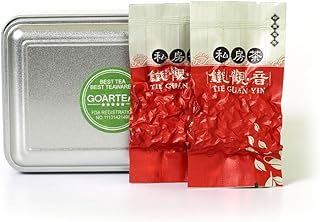 GOARTEA 10Pcs 8g Top Grade Tieguanyin Tie Guan Yin Oolong Tea - Iron Goddess Fujian Anxi High Mountain Chinese Oolong Tea