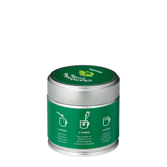 Chamberlain Coffee Ceremonial Grade Matcha Green Tea Powder - USDA Organic, Antioxidant Rich, L Theanine, Calm Energy, Signature Vegan Matcha Powder - Premium First Harvest Japanese Green Tea - 30g