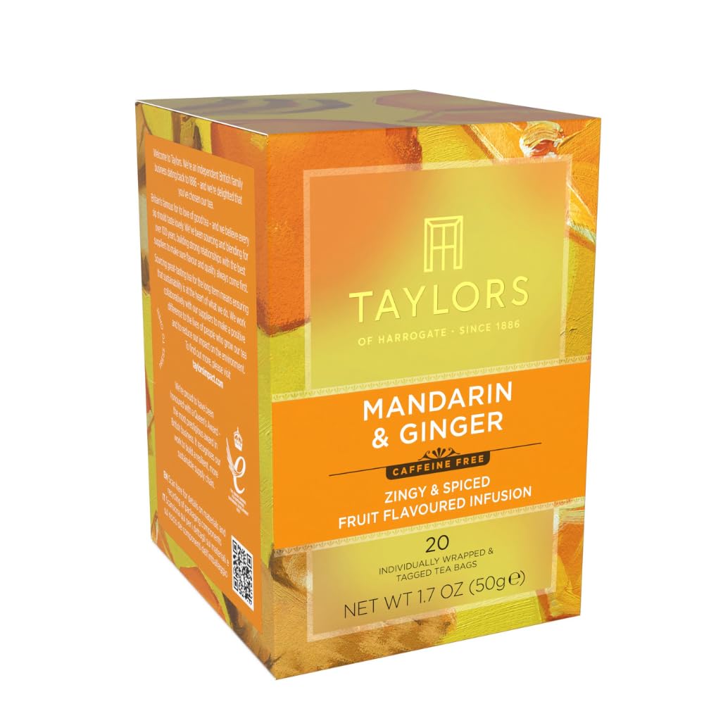 Taylors of Harrogate Mandarin & Ginger Herbal Tea
