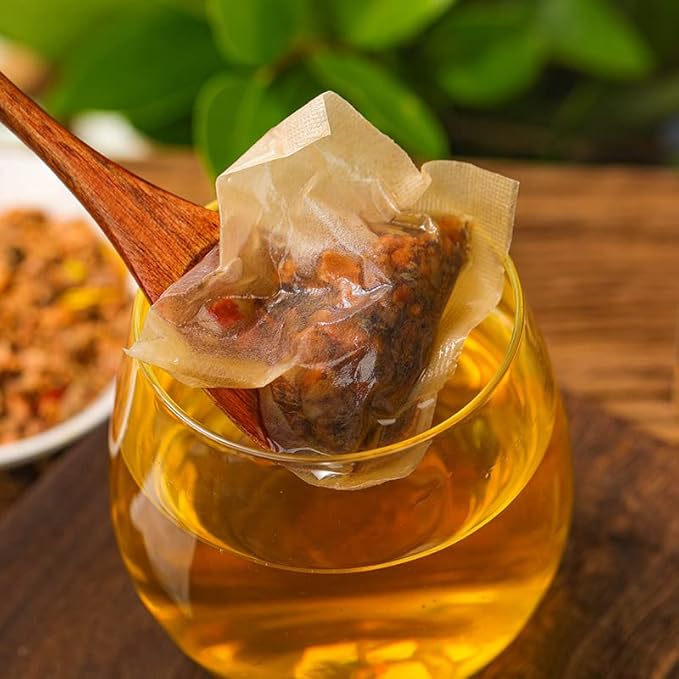 Baozem Herbal Tea with 18 Herbs, Natural Formulation, Natural Sugar-Free Blend, Vegan & Caffeine-Free, 30 tea Bags (1)