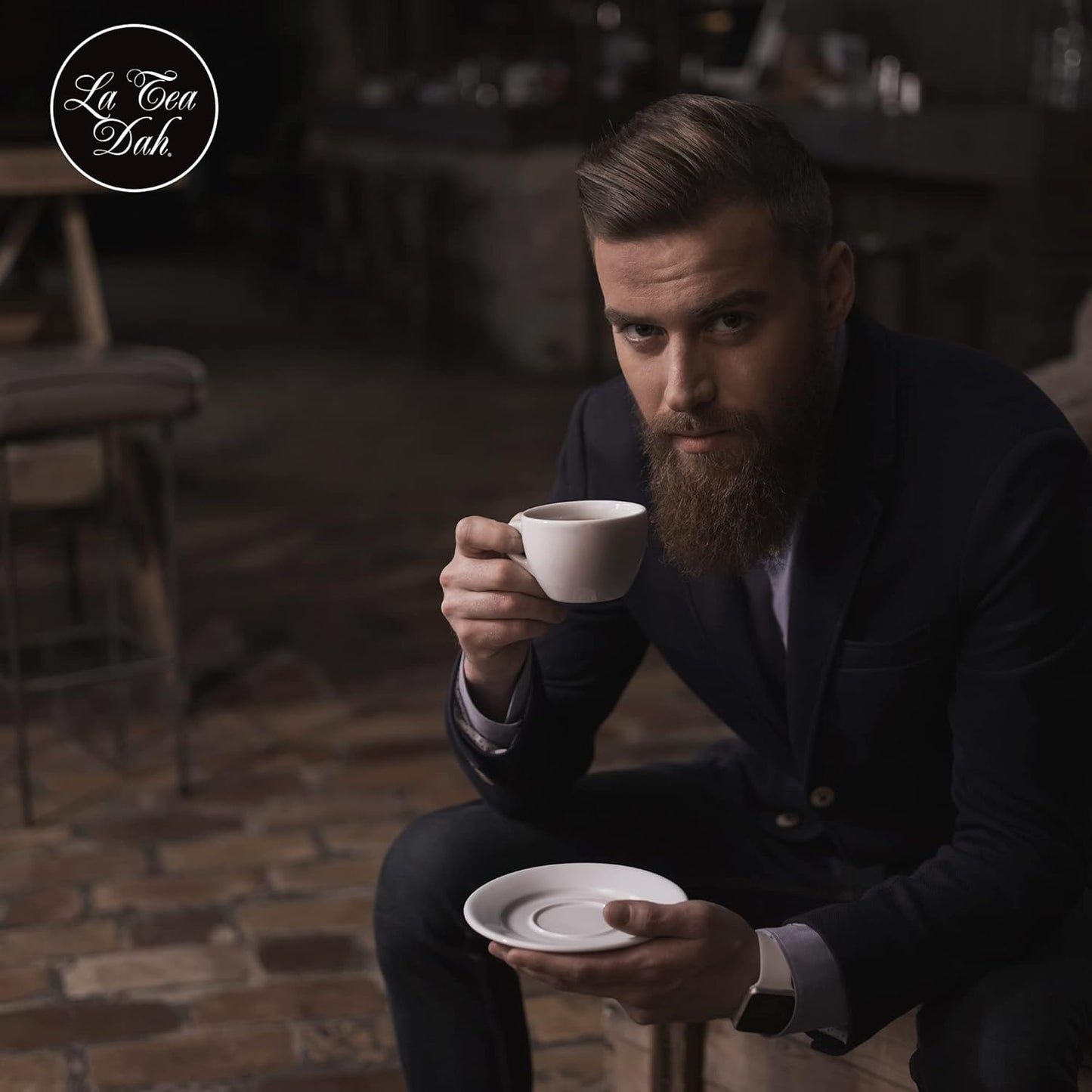 Man Tea, Earl Grey Supreme by La Tea Dah, Gourmet Caffeinated Earl Grey Tea Bags, Unique Gifts for Men for Birthday, Fathers Day, or Anniversary