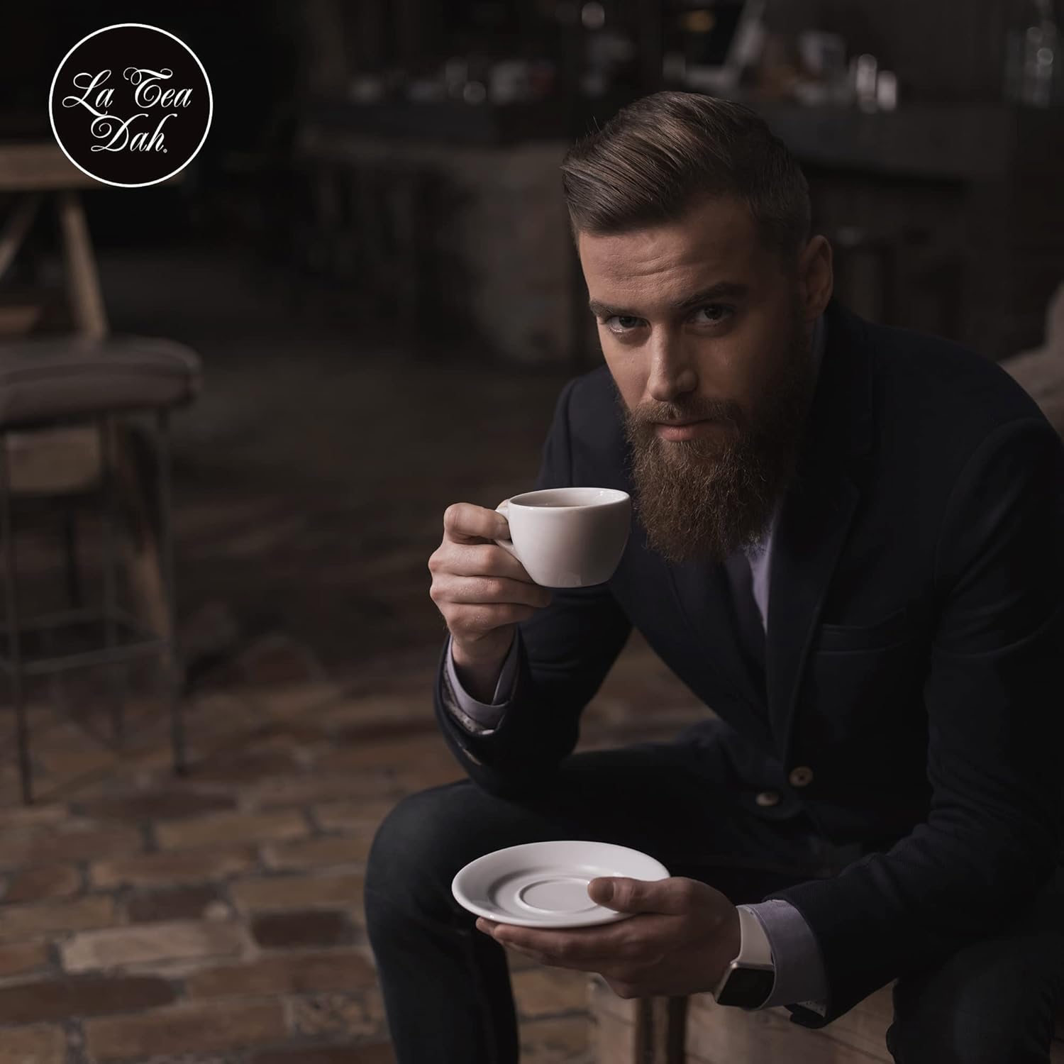 Man Tea, Earl Grey Supreme by La Tea Dah, Gourmet Caffeinated Earl Grey Tea Bags, Unique Gifts for Men for Birthday, Fathers Day, or Anniversary