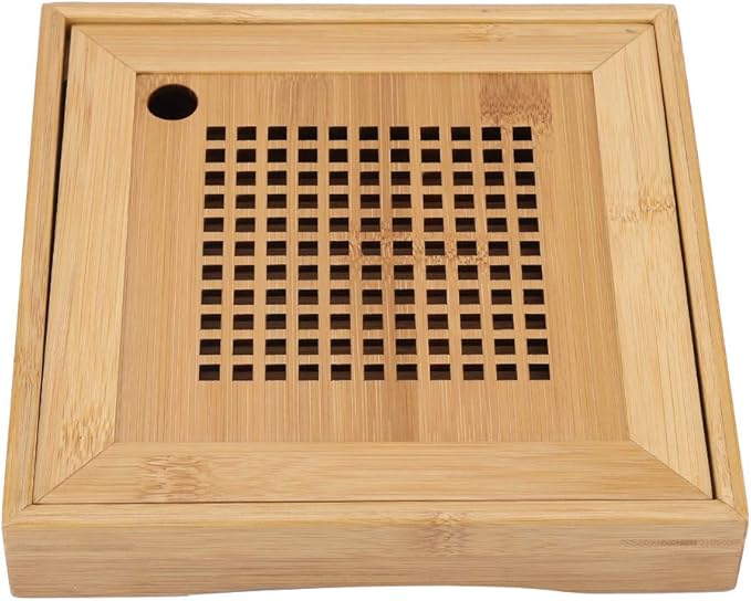 Wood Serving Tray,Mini Wood Chinese Gongfu Tea Set Table Tray for Home Office Restaurant Reception Room