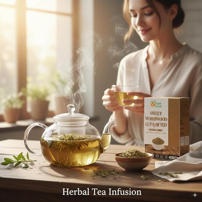 Herbs Botanica Sweet Wormwood Herb Tea Loose Leaf Artemisia Annua/Qinghao Sweet Annie Wormwood Loose Leaves Herbs Non GMO Dried 100% Guaranteed