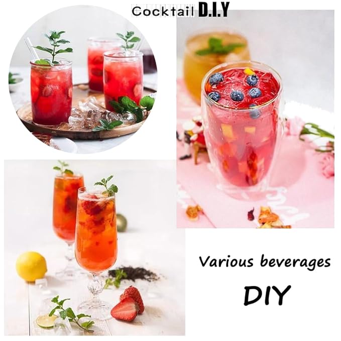 Mixed Fruit Cold Or Hot Brew Tea12.34oz/350g, DIY Dried Fruit Drinks Tea Loose Lea,Dried Fruit Tea Infusions,Eat and Drink Sampler