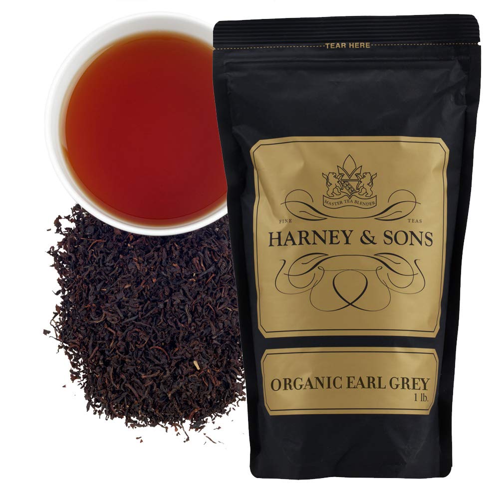 Harney & Sons Organic Earl Grey Loose Tea, 16 Oz