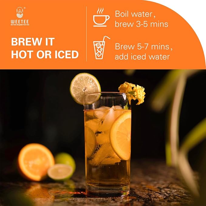 WT WEETEE Organic Oolong Tea Bags, Organic Oolong Tea 100 Count, Mild & Refreshing, Natural Caffein, Unsweetened Healthy Tea bag