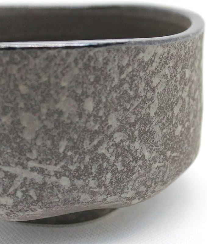 Japanese Traditional Handcrafted Mino Matcha Chawan Tea Bowl Cup Ceremony Tableware Pottery (Gin Kesshou)