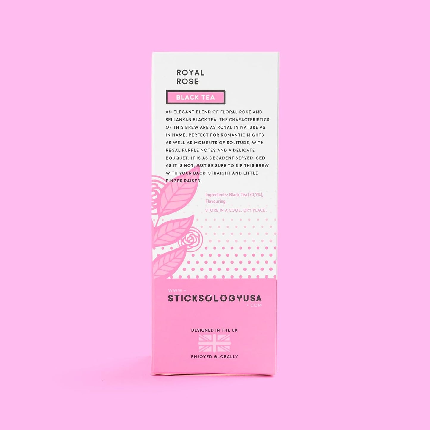 Sticksology Royal Rose Tea Sticks - Black Tea