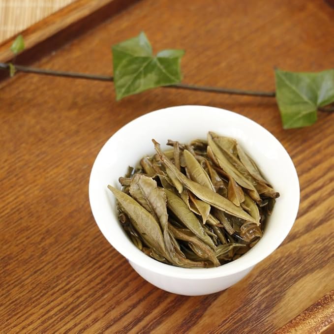 SANRAN White Peony Tea Loose Leaf, Bai Mu Tan Yunnan Bai Cha, 2.82 Ounce