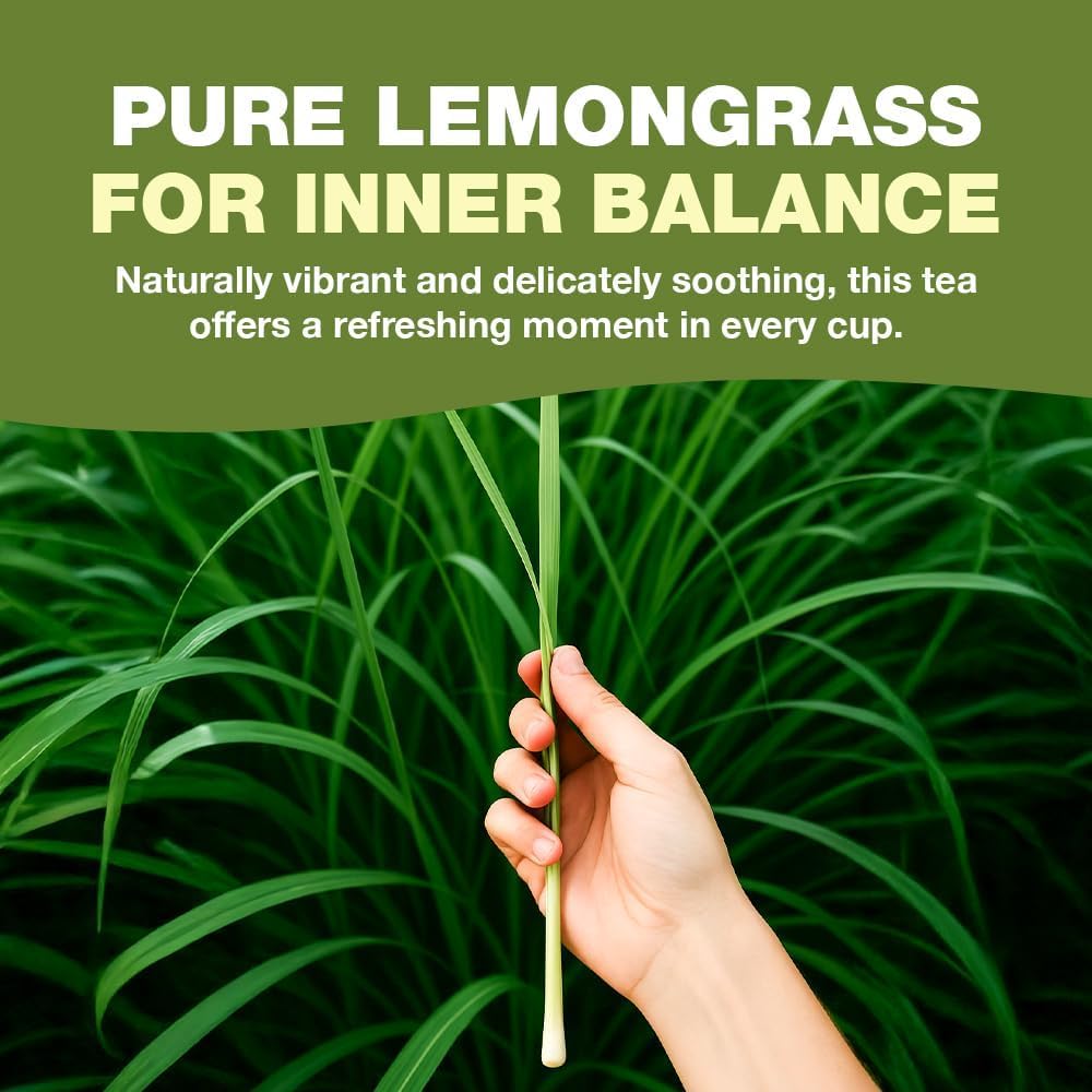 HANDPICK Lemongrass Teabags (100 Count) Made with Quality Lemongrass Stalks